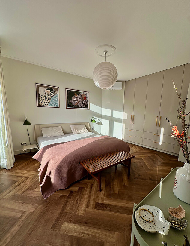 בית בהולנד Master bedroom (צילום: Chantal van der Kuijl)