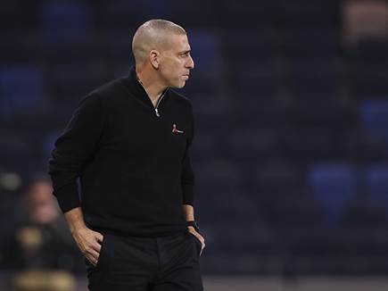 קוז`וך חשב שכבר לא יקבל את שער הניצחון (צילום: מאור אלקסלסי)