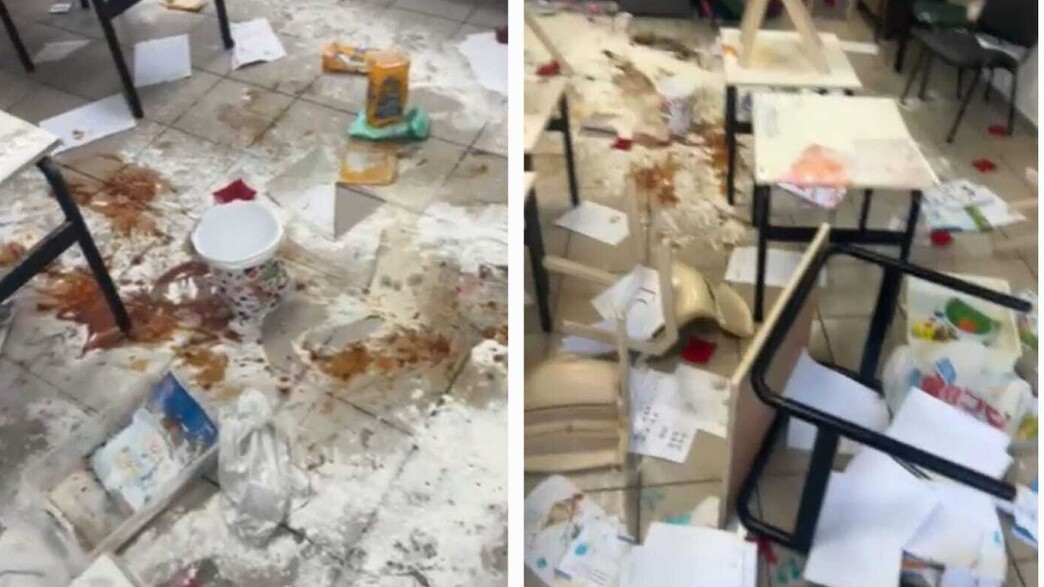 ונדליזם בבית הספר רמון ברחובות ונדליזם בבית הספר רמון ברחובות