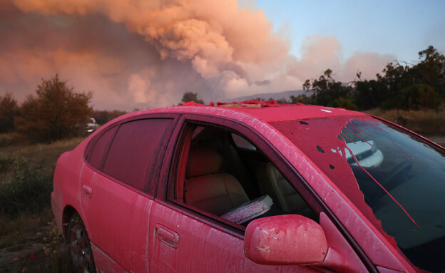 פוס צ'ק שריפות לוס אנג'לס (צילום: GETTY IMAGES)