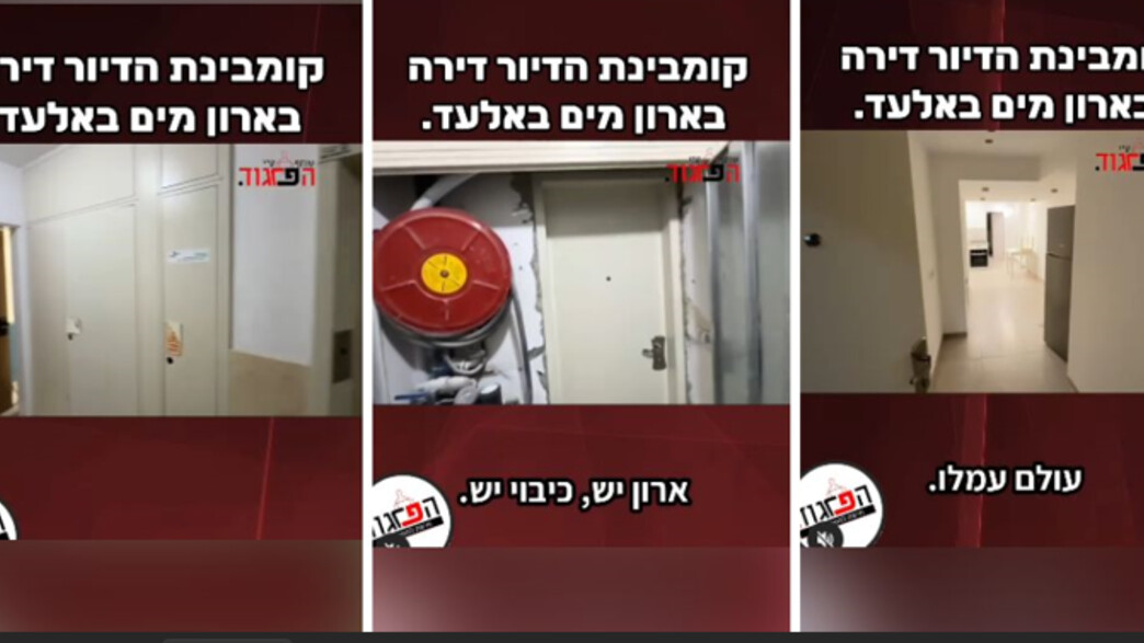 דירה בארון מים (צילום: צילום מסך מתוך אינסטגרם הפרגוד)