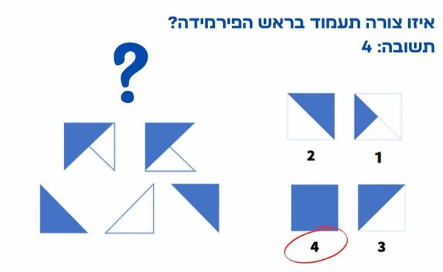 חידת הפירמידה (איור: הפרופסור הלא המפוזר)