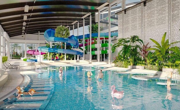 An indoor water park will open in Israel