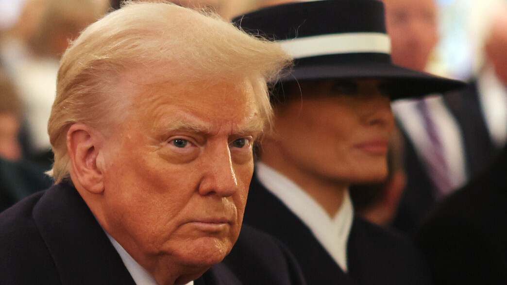 נשיא ארצות הברית הנכנס דונלד טראמפ ואשתו מלניה