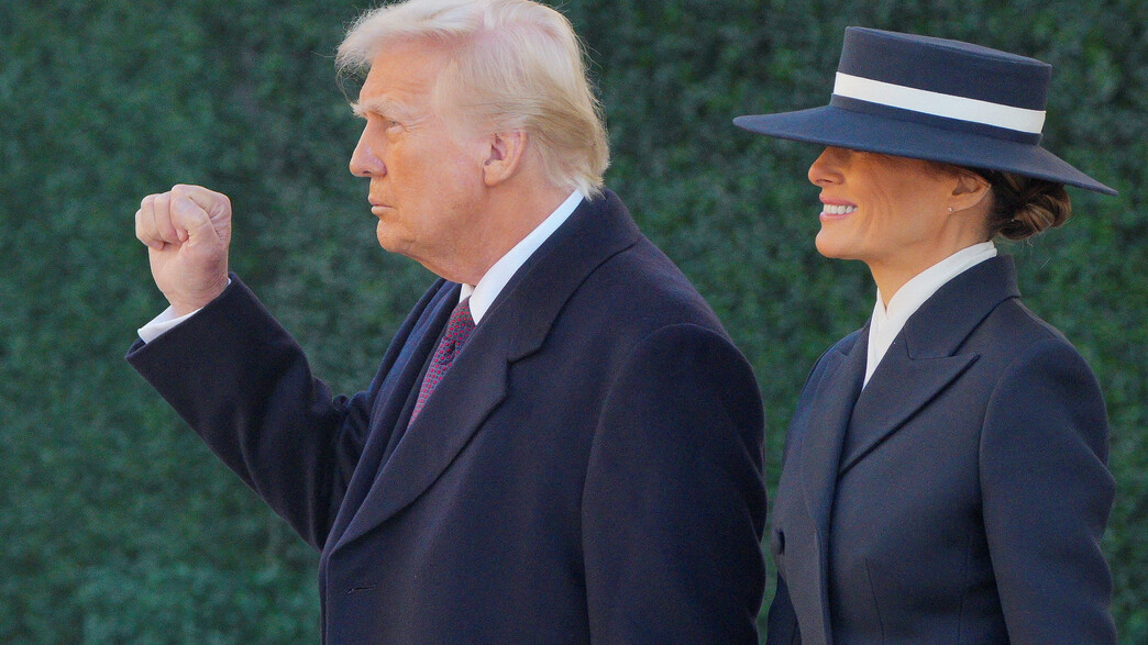 דונלד ומלאניה טראמפ