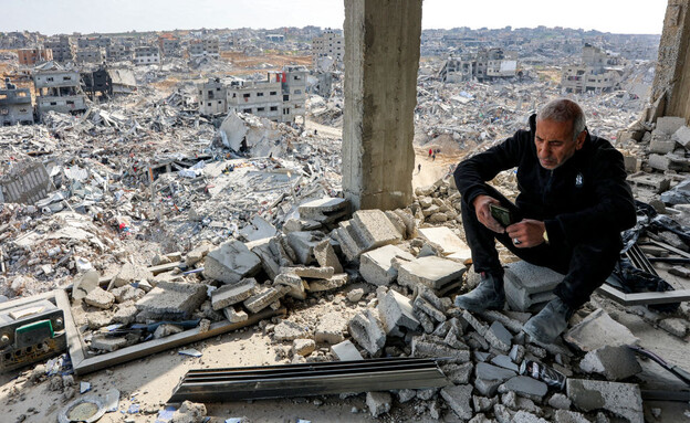 המראות בצפון הרצועה (צילום: OMAR AL-QATTAA/AFP via Getty Images)