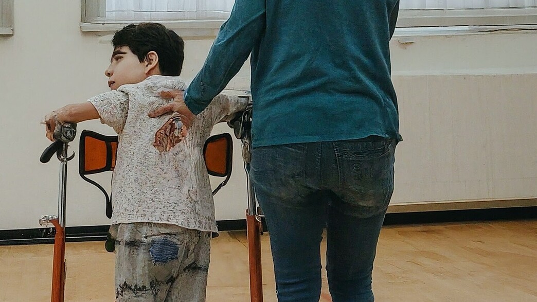 ילד סובל ממחלת דושן