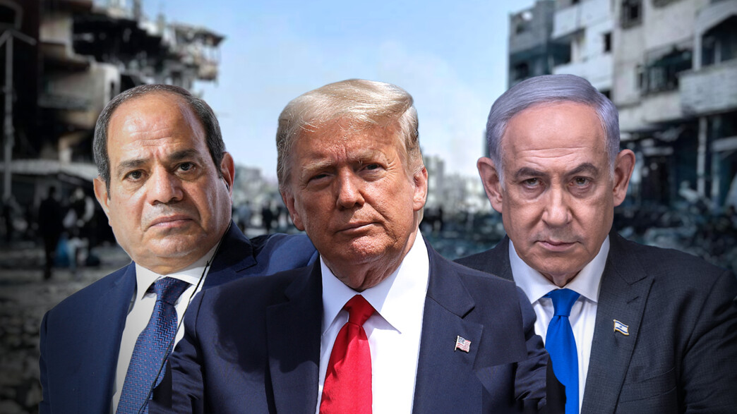 נתניהו, טראמפ, א- סיסי