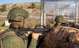תגבור הכוחות במחסומים ביהודה ושומרון (צילום: דובר צה"ל)