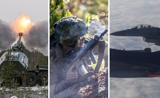 התעצמות צבאית ביבשת (צילום: Leon Neal | Jonas Gratzer | JOHN THYS/AFP via Getty Images)