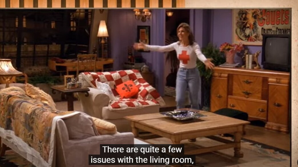 פנג שואי בסלון של חברים