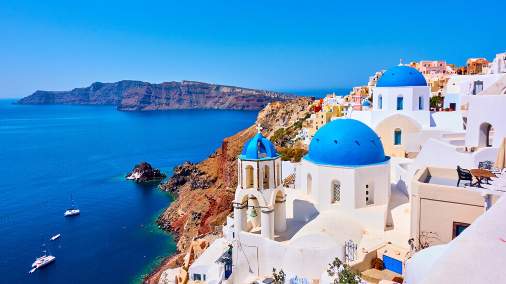 האי סנטוריני ביוון האי סנטוריני ביוון