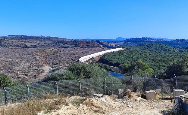 המכשול בגבול לבנון (צילום: שימוש לפי סעיף 27א' לחוק זכויות יוצרים)