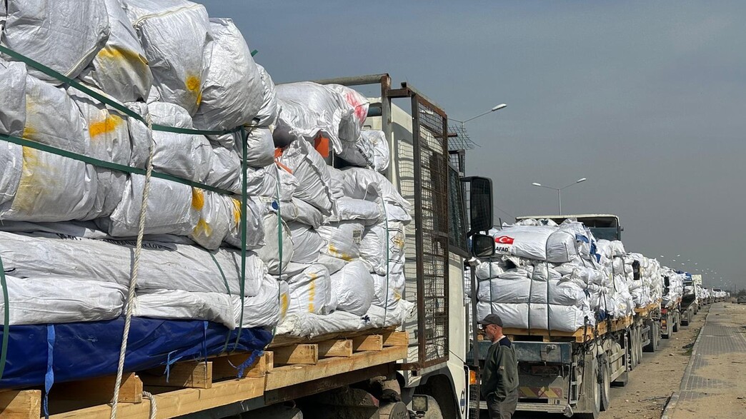 אוהלים בעיר עזה אתמול