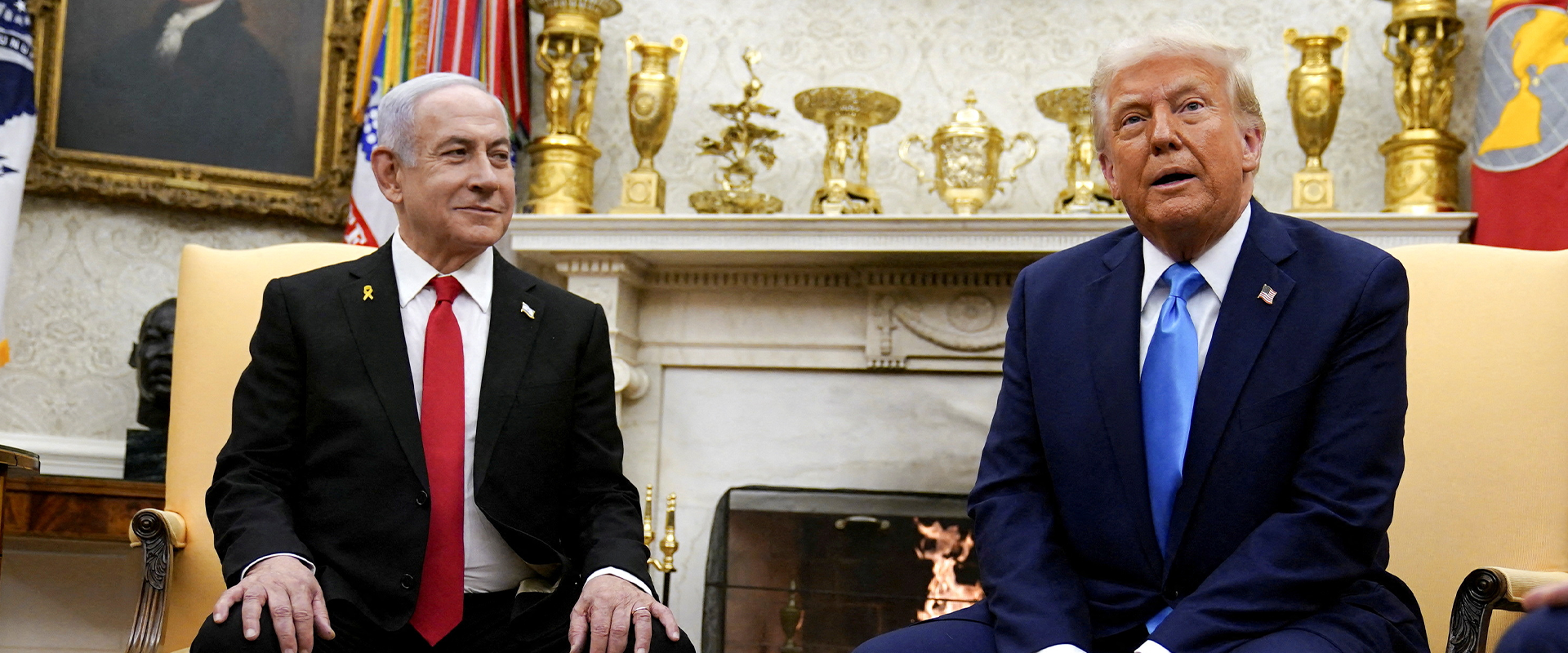 פגישת טראמפ נתניהו (צילום: AP)