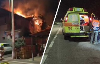 פיצוץ המטען בטבריה (צילום: רשתות חברתיות לפי סעיף 27א)