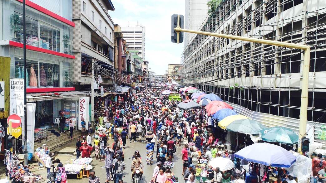 שוק לאגוס ניגריה