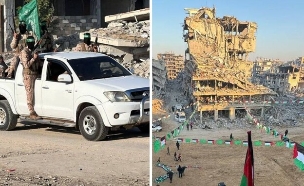 התמונות מעזה (צילום: מתוך תיעוד שעלה ברשתות החברתיות, שימוש לפי סעיף 27א' לחוק זכויות יוצרים)