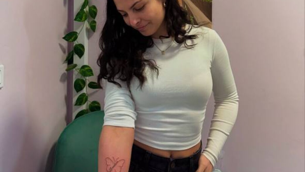 הקעקוע החדש של דניאלה גלבוע הקעקוע החדש של דניאלה גלבוע