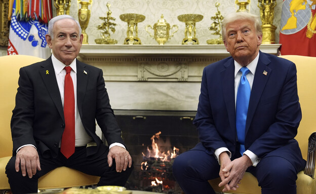פגישת טראמפ נתניהו (צילום: AP)