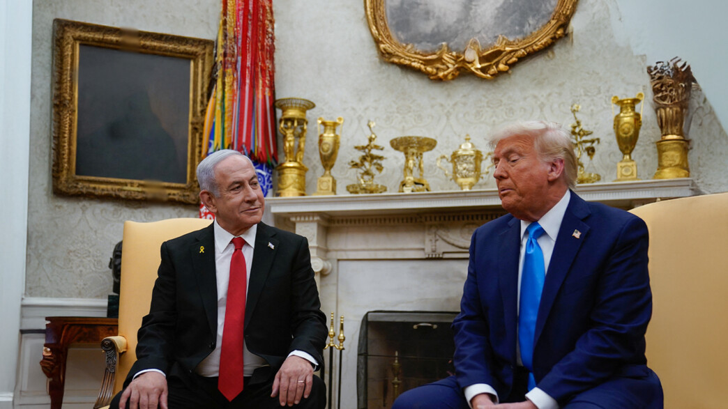 נשיא ארה"ב טראמפ וראש הממשלה נתניהו