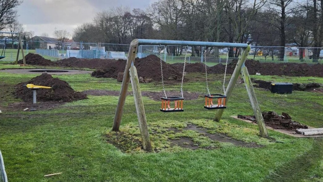 פצצות נמצאו מתחת לגן שעשועים באנגליה