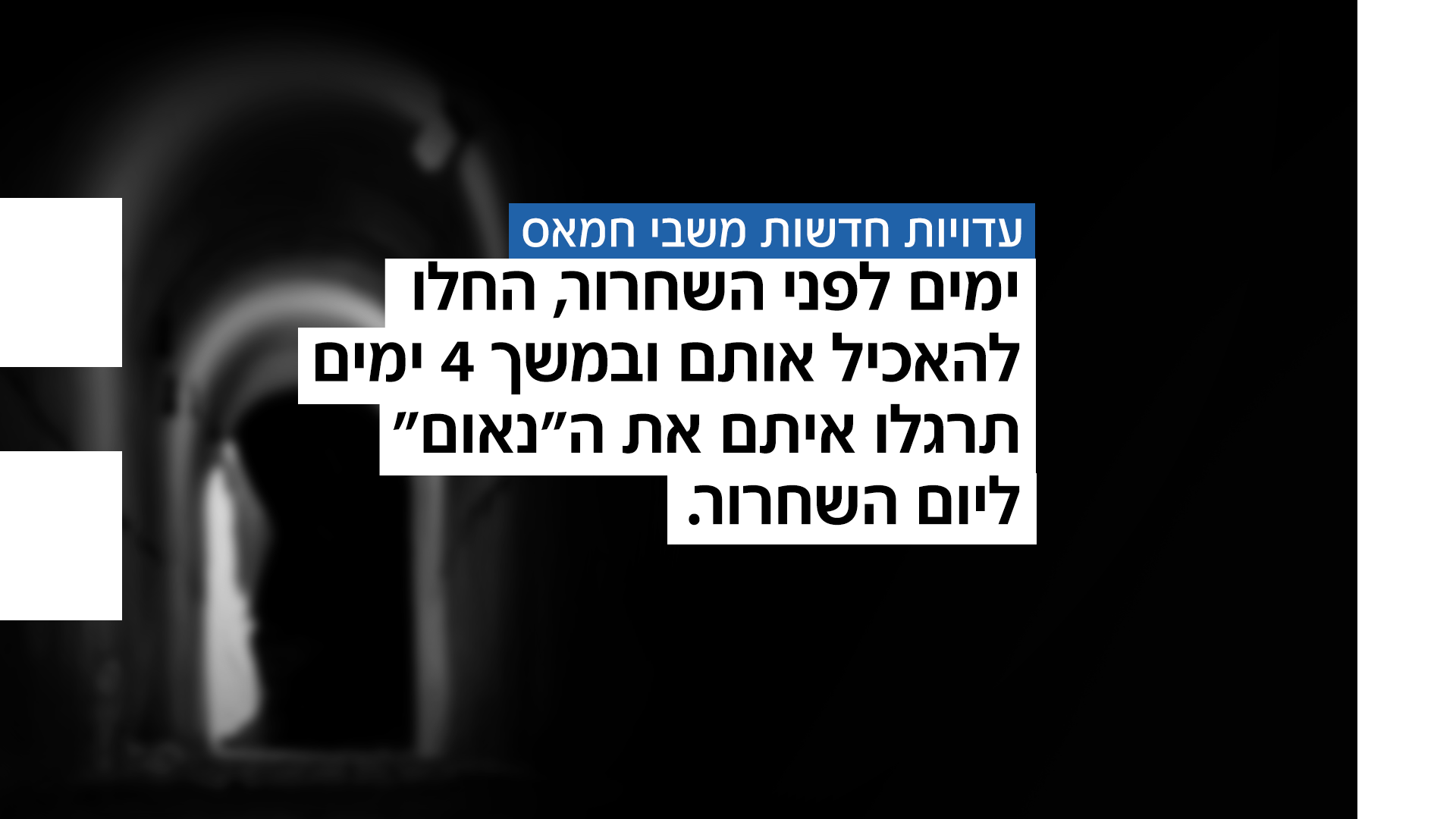 עדויות חדשות משבי חמאס