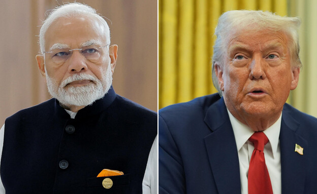 דונלד טראמפ ונרנדרה מודי