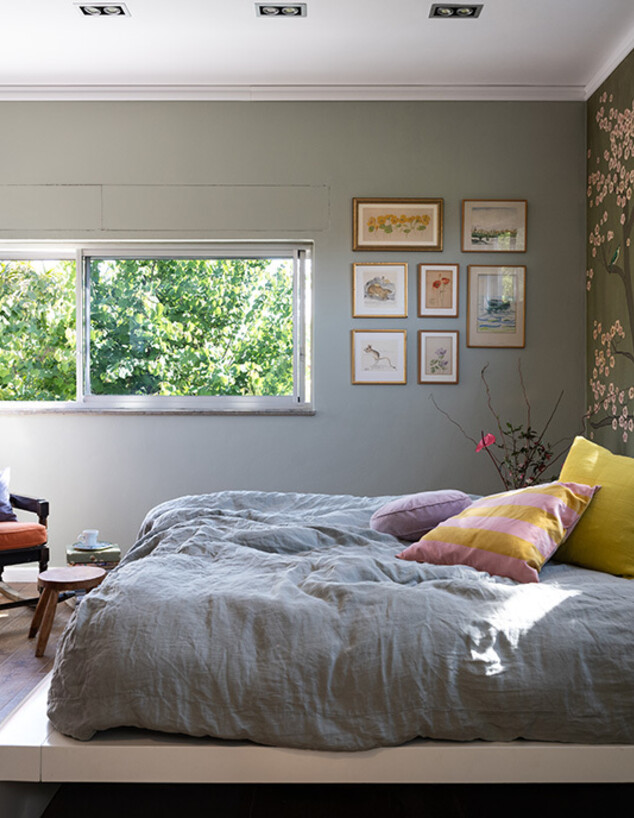 מהפך בחדר שינה עיצוב דינה גלס