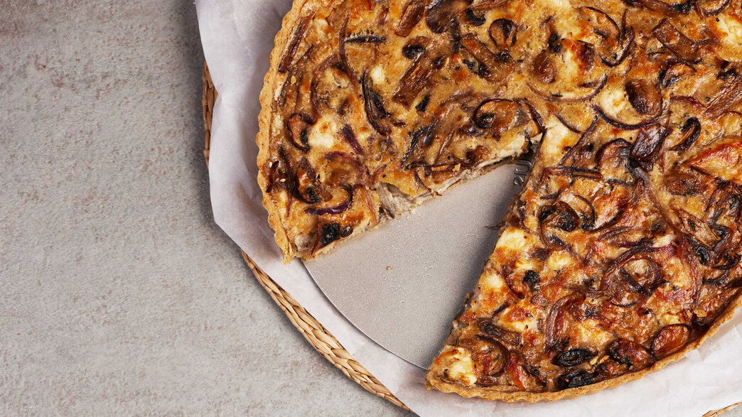 טארט פטריות ובצל