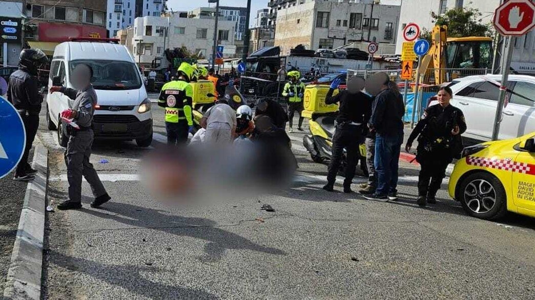 זירת הפיצוץ בת"א