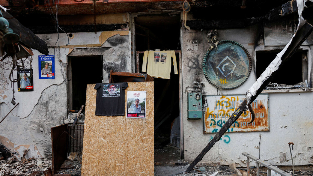 ביתו השרוף של עודד ליפשיץ ממנו נחטף 