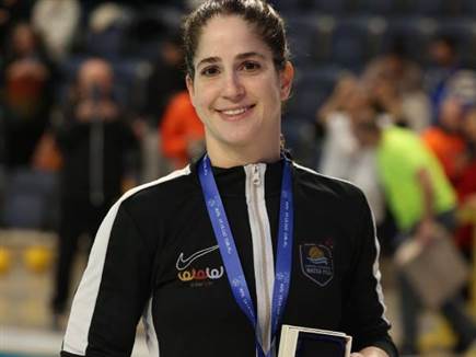 שונית סטרוגו (גלעד קוולרצ`יק – באדיבות איגוד הכדורמים) (צילום: ספורט 5)
