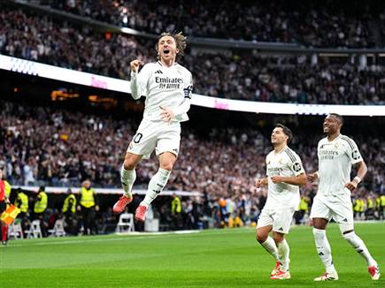 מודריץ` בן ה-39 פרץ את הסכר (Getty)