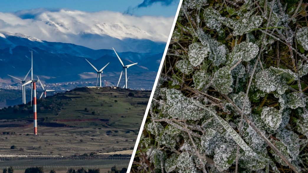 שלג בחרמון שלג בחרמון