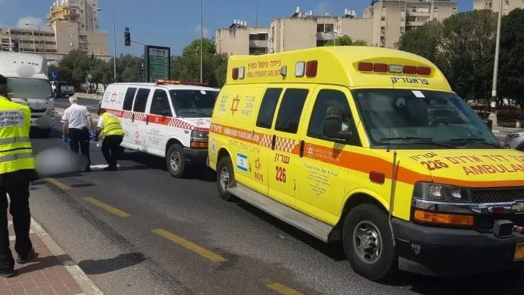 זירת התאונה שבה נהרג רוכב האופניים גיל רוזנשטיין ז זירת התאונה שבה נהרג רוכב האופניים גיל רוזנשטיין ז