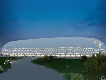 הדמיית האצטדיון (GAB אדריכלים)