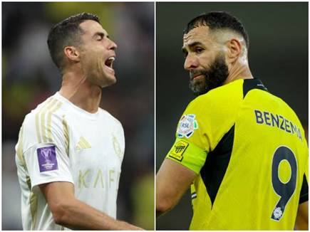כרים בנזמה וכריסטיאנו רונאלדו. ידעו ימים יפים יותר (GETTY) (צילום: ספורט 5)