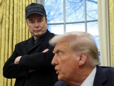 דונלד טראמפ, איילון מאסק  (צילום: reuters)