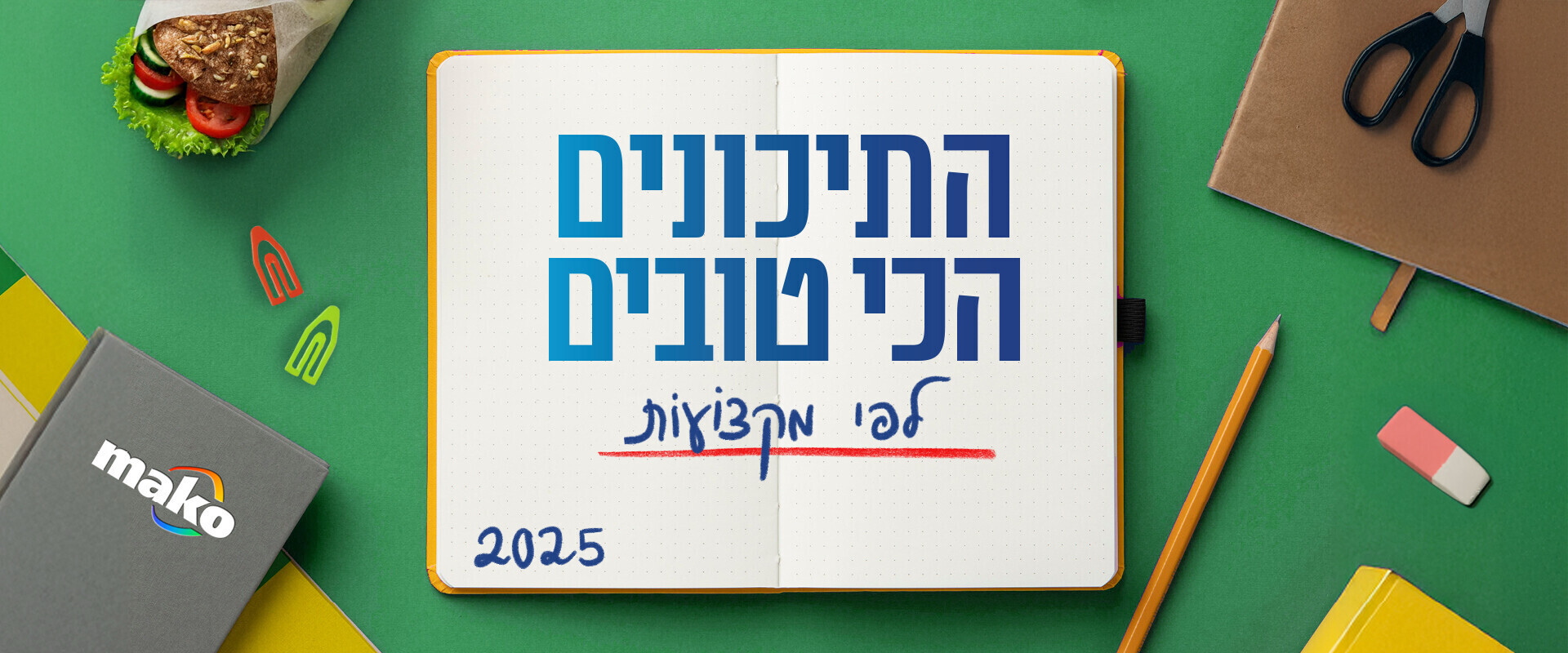התיכונים הכי טובים - לפי מקצועות (עיצוב: סטודיו mako)
