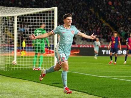 אלבארס. אתלטיקו פתחה וסיימה חזק, אך עשתה מעט בין לבין (Getty) (צילום: ספורט 5)