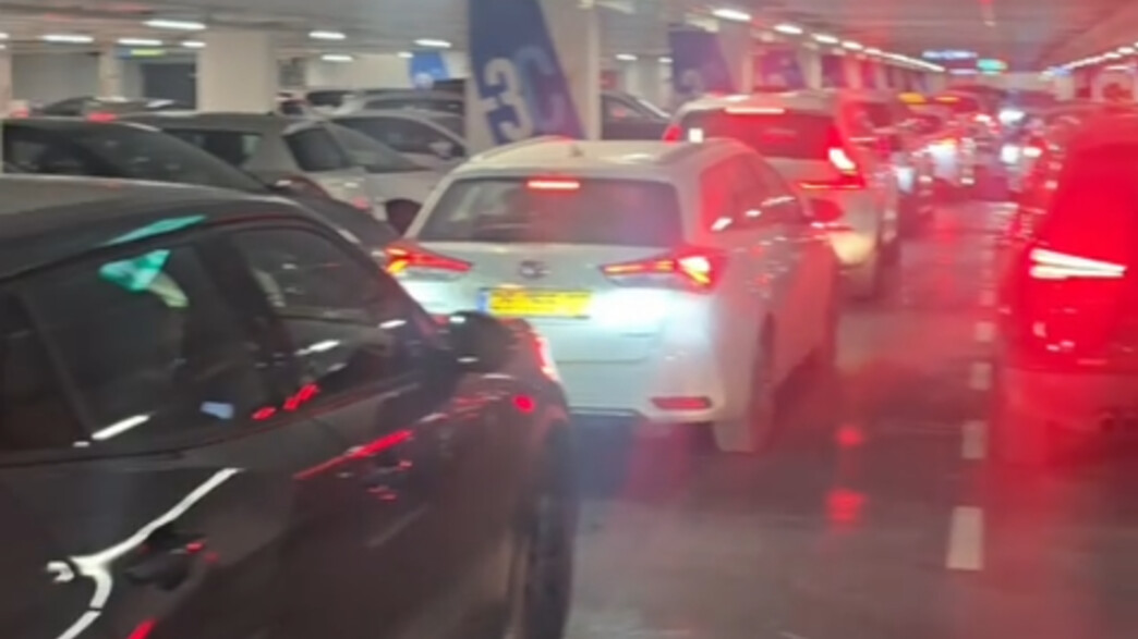 הכאוס בחניון ביג פאשן גלילות