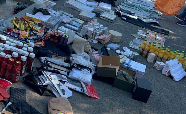 הציוד הגנוב שנתפס (צילום: דוברות המשטרה)