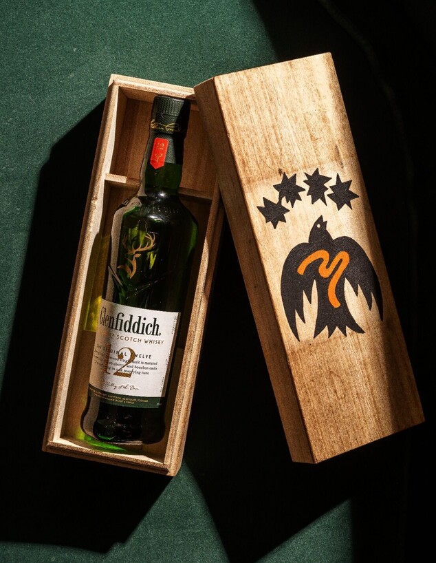 הקופסאות שעיצבה אלפסי לגלנפידיך הקופסאות שעיצבה אלפסי לגלנפידיך