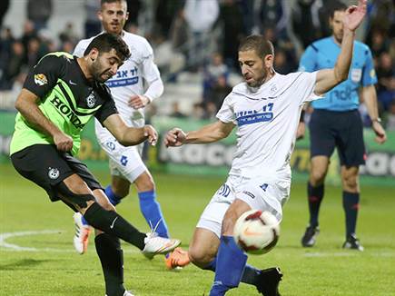 קוז`וך מול חיפה כשחקן. ביצע עבודות אפורות (אלן שיבר)