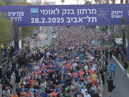 (Sportphotography, מרתון בנק לאומי תל-אביב) (צילום: ספורט 5)