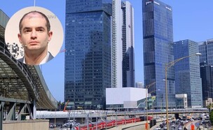 מגדלי מידטאון בת''א. בעיגול: איליה סוצקבר, ממייסדי SSI  (צילום: Shutterstock, כדיה לוי)
