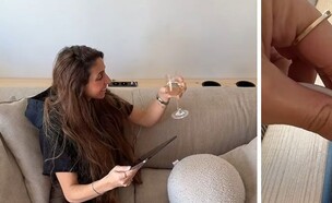 שולחן מאחורי הספה (צילום: אינסטגרם)
