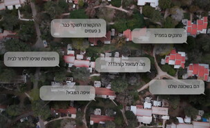 קבוצת הוואטסאפ של נשות ניר עוז ב-7.10 (צילום: חדשות 12)