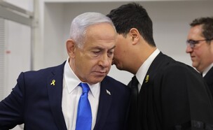 עדות נתניהו (צילום: הדס פרוש, הארץ - פול)